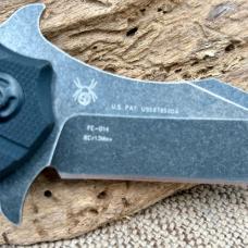 Fox Edge The Claw Emerson Wave LinerLock Karambit Knife Black G10 Handle FE-014B