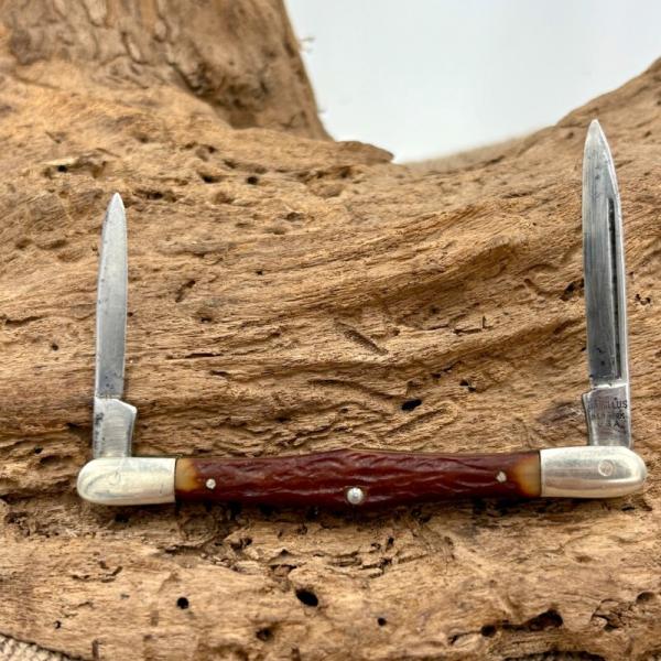 Vintage Camillus New York USA Tuxedo Pocket Folding Knife #49 Delrin Handles (9)