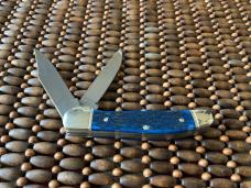 ZWILLING JA HENCKELS SOLINGEN GERMANY BLUE PICKED BONE HANDLE COPPERHEAD KNIFE 2 BLADE