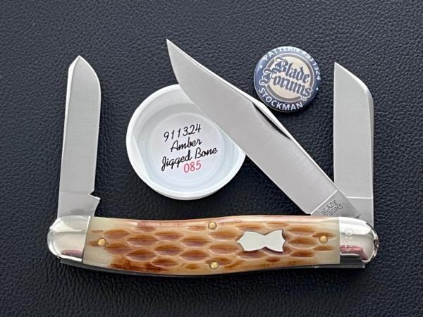 Great Eastern Cutlery 911324 Blade Forums Stockman Amber Jigged Bone Great Eastern Cutlery 911324 Blade Forums Stockman Amber Jigged Bone