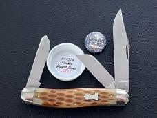 Great Eastern Cutlery 911324 Blade Forums Stockman Amber Jigged Bone 
