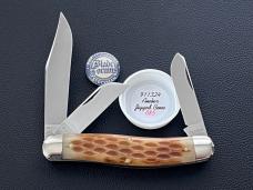Great Eastern Cutlery 911324 Blade Forums Stockman Amber Jigged Bone 