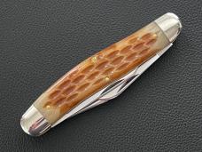 Great Eastern Cutlery 911324 Blade Forums Stockman Amber Jigged Bone 