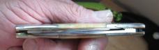 PRECISE Deerslayer CLASSIC Double Lockback Bone Handle Knife D1