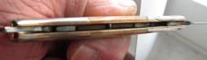 PRECISE Deerslayer CLASSIC Double Lockback Bone Handle Knife D1