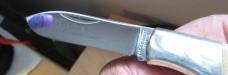 PRECISE Deerslayer CLASSIC Double Lockback Bone Handle Knife D1