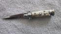 4 1/2" mini Italian stag Stiletto bayo blade
