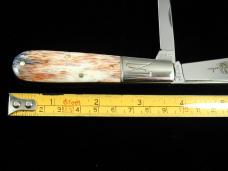Great Eastern Cutlery GEC Northfield Smooth Dyed Camel Bone Yankee Barlow Knife NIT USA 771225