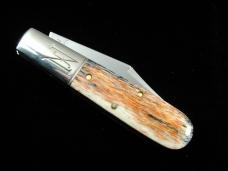 Great Eastern Cutlery GEC Northfield Smooth Dyed Camel Bone Yankee Barlow Knife NIT USA 771225