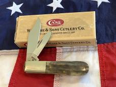 1997 Case xx Barlow w/ Brown Appalossa Bone Handles Mdl# 62009 1/2 -Nice Snap and NO Wobble -NOS