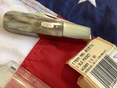1997 Case xx Barlow w/ Brown Appalossa Bone Handles Mdl# 62009 1/2 -Nice Snap and NO Wobble -NOS