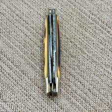 VINTAGE CAMILLUS NEW YORK USA 73 JR CATTLE STOCKMAN 3 BLADE POCKET KNIFE (207)