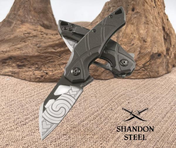 Fox Edge Atrax Linerlock Folding Knife 8Cr13MoV Steel Blade G10 Handle FE-013 Fox Edge Atrax Linerlock Folding Knife 8Cr13MoV Steel Blade G10 Handle FE-013