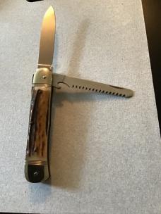 Hubertus 2-Blade Stag Lever Lock