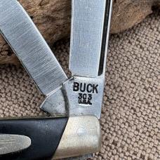 BUCK 303 CADET TRADITIONAL FOLDING 3 BLADE STOCKMAN POCKET KNIFE 1967-72 (114)