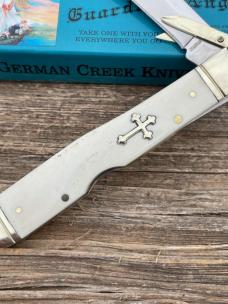 GERMAN CREEK GUARDIAN ANGEL SMOOTH WHITE BONE SWING GURAD 