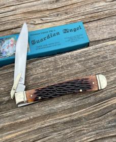 GERMAN CREEK GUARDIAN ANGEL BROWN JIG BONE SWING GURAD 