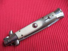 Vintage TRANSITIONAL 1960's Italian STILETTO Switchblade Knife - Great Old Horn!