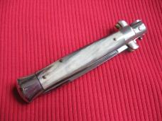 Vintage TRANSITIONAL 1960's Italian STILETTO Switchblade Knife - Great Old Horn!