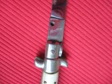 Vintage TRANSITIONAL 1960's Italian STILETTO Switchblade Knife - Great Old Horn!