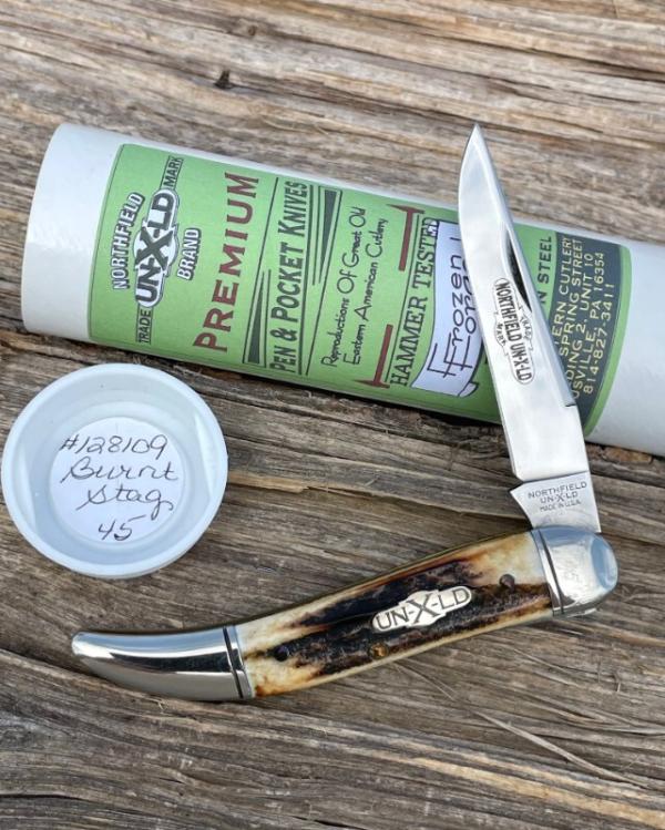 GEC NORTHFIELD ** 128109 BURNT STAG TOOTHPICK GEC NORTHFIELD ** 128109 BURNT STAG TOOTHPICK