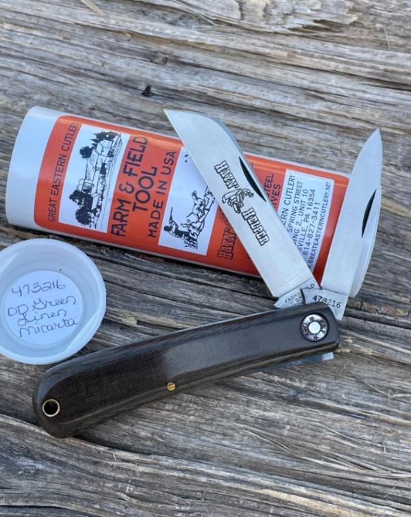 GEC ** FARM & FIELD 473216 HAYN' HELPER OD GREEN LINEN MICARTA