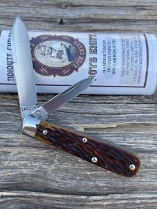 GEC TIDIOUTE ** 142216 ANTIQUE YELLOW LICK CREEK BOYS KNIFE
