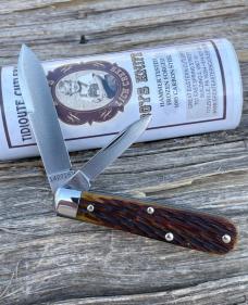 GEC TIDIOUTE ** 142216 ANTIQUE YELLOW LICK CREEK BOYS KNIFE