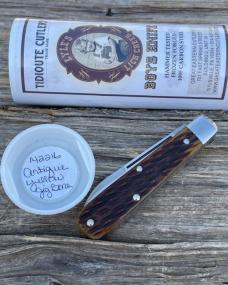 GEC TIDIOUTE ** 142216 ANTIQUE YELLOW LICK CREEK BOYS KNIFE