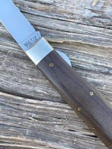 GEC TIDIOUTE ** 735115L OD GREEN LINEN MICARTA LINERLOCK SCOUT
