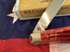 2012 Case xx Sway Back Gent (MDL# T.B.61117 SS) Sweet Pocket Worn "Ole Red" Bone Handles -NOS & M/NM