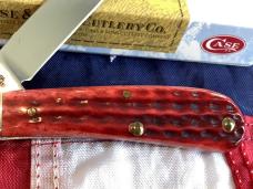 2012 Case xx Sway Back Gent (MDL# T.B.61117 SS) Sweet Pocket Worn "Ole Red" Bone Handles -NOS & M/NM
