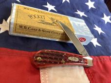 2012 Case xx Sway Back Gent (MDL# T.B.61117 SS) Sweet Pocket Worn "Ole Red" Bone Handles -NOS & M/NM