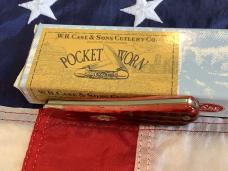 2012 Case xx Sway Back Gent (MDL# T.B.61117 SS) Sweet Pocket Worn "Ole Red" Bone Handles -NOS & M/NM