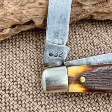Vintage Schrade Walden 832, 3 blade stockman traditional folding knife (158)