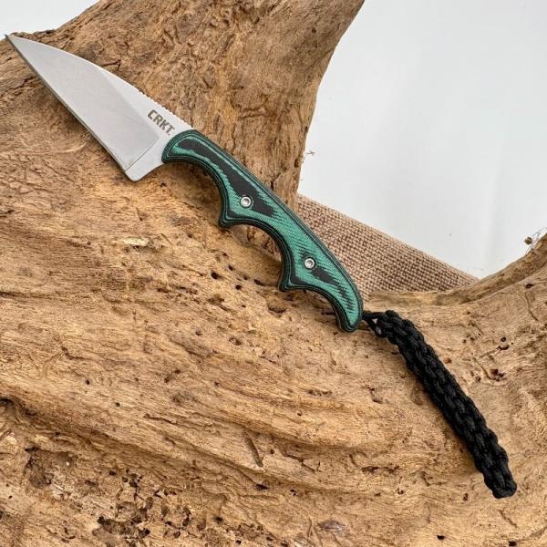 CRKT Minimalist 2385 Fixed Blade Knife Micarta Scales Wharncliffe Blade NIB