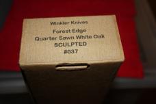 Winkler Knife Forest Edge limited edition blade with a wooden handle 2023 Blade Show Serialized
