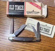 VINTAGE '90-'93 SCHRADE USA 44OT WORKMATE 4 BLADE OLD TIMER POCKET KNIFE WITH BOX / PAPERS