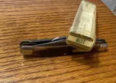 VINTAGE '74-'04 SCHRADE USA 8OT OLD TIMER POCKET KNIFE & VIEW TUBE BOX