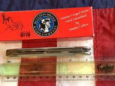 1998 Bulldog Angeleo Saxon Whittler w/ Fiery Mother of Pearl Handles + Soaring Eagle blade etch