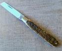 Todd Davison Mammoth Sheepsfoot Straight Jack...3 5/8"..Cpm154..coinedged...pouch...#2535  Rare 