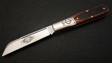 Great Eastern Cutlery #15 TC Barlow Rustic Brown Sawcut Richlite GEC 153124