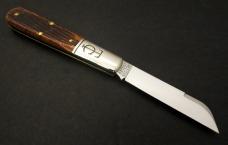 Great Eastern Cutlery #15 TC Barlow Rustic Brown Sawcut Richlite GEC 153124