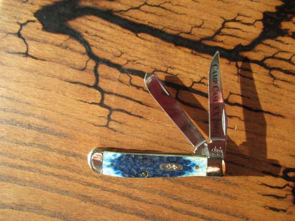 Case XX Teal Bone Mini Trapper
