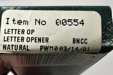 2001 Case XX Natural Bone Letter Opener