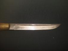 Vintage Puukko Knife Horse Head Pommel Made In Finland Bakelite And Brass Handle