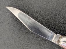 Hammer Brand Candy Striped Automatic Folding Pocketknife.