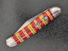 Hammer Brand Candy Striped Automatic Folding Pocketknife.