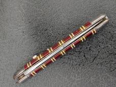 Hammer Brand Candy Striped Automatic Folding Pocketknife.