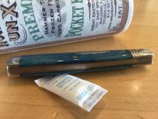 Great Eastern Cutlery 941121 Liberty Northfield Blue Smooth Camel Bone 1 of 320